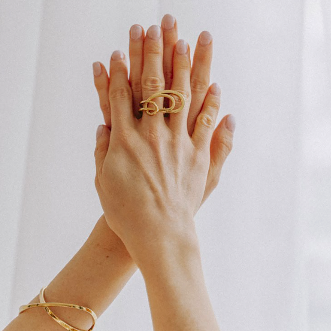 TRIPLE LOOP RING