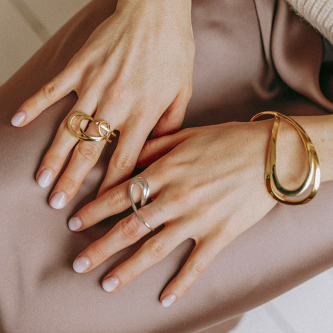 TRIPLE LOOP RING