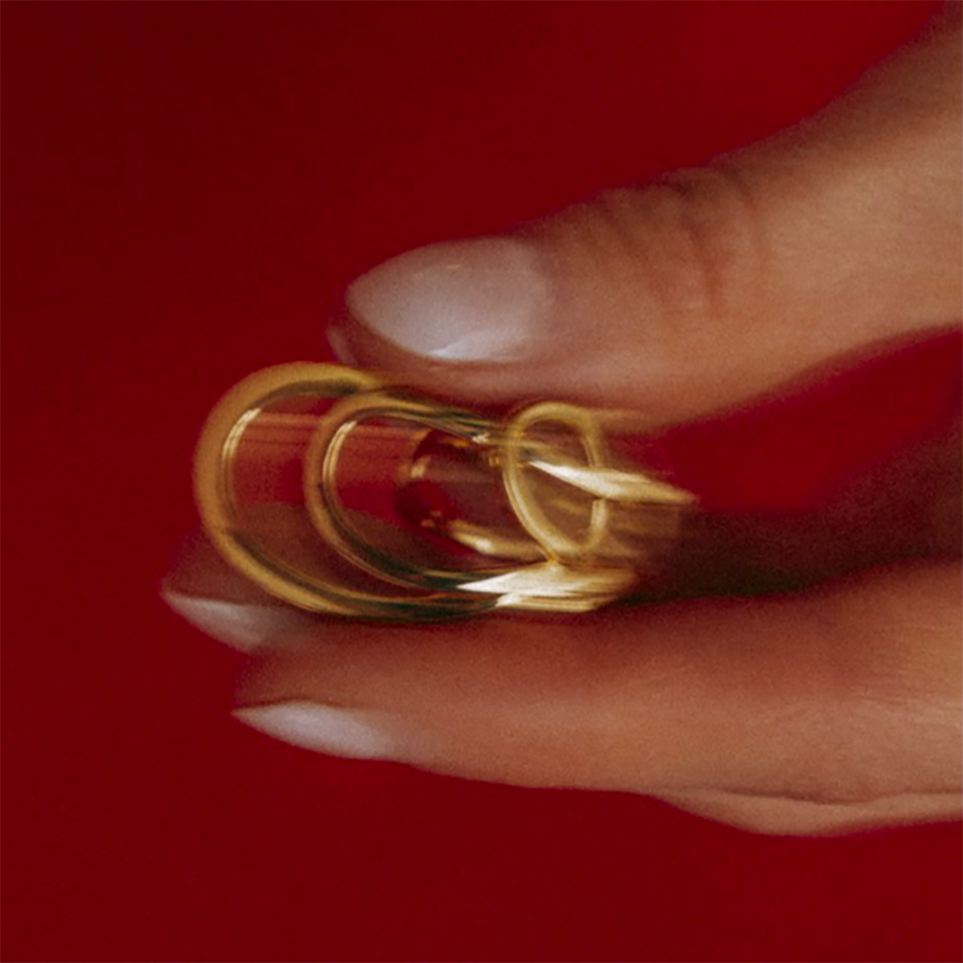 TRIPLE LOOP RING