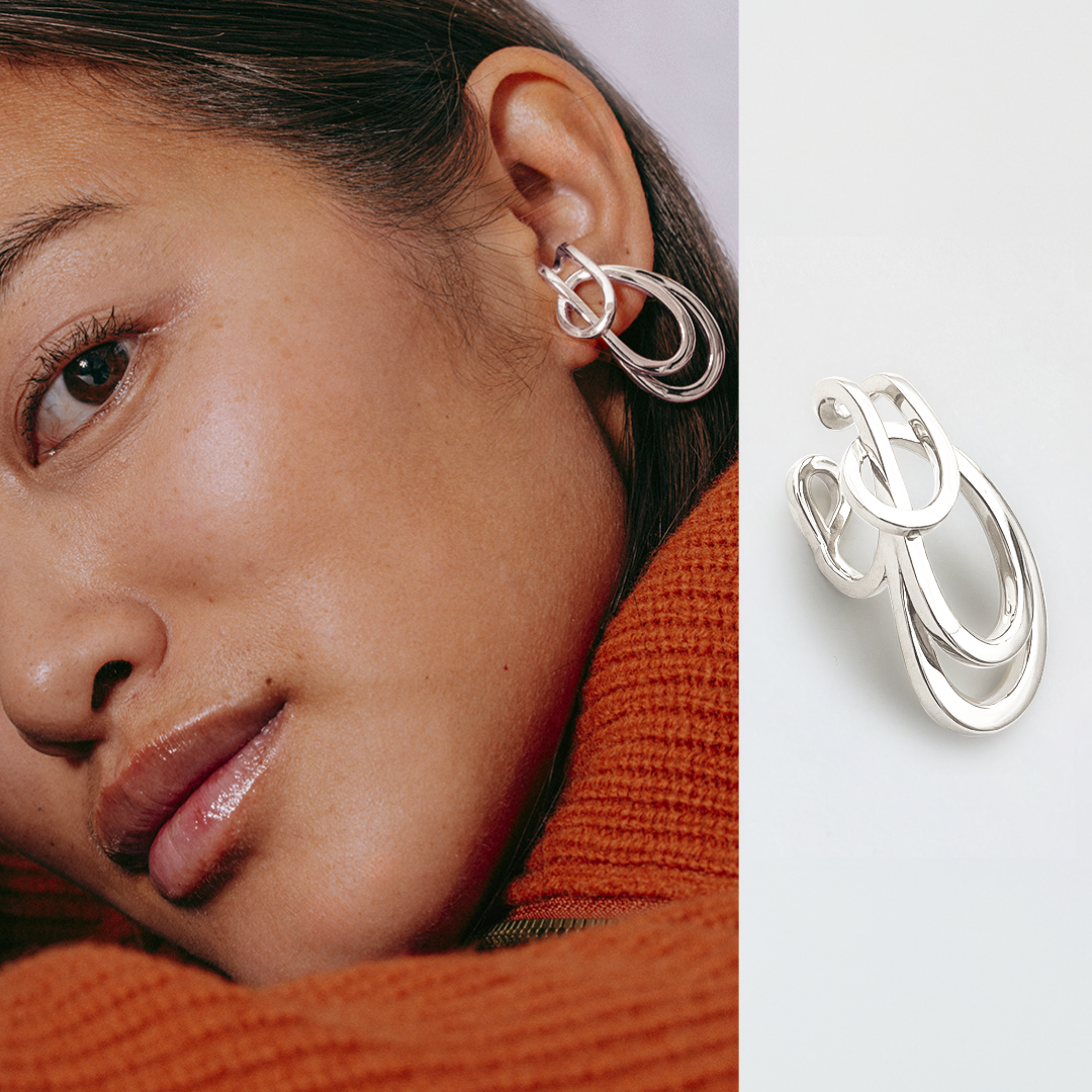 TRIPLE LOOP EARRING