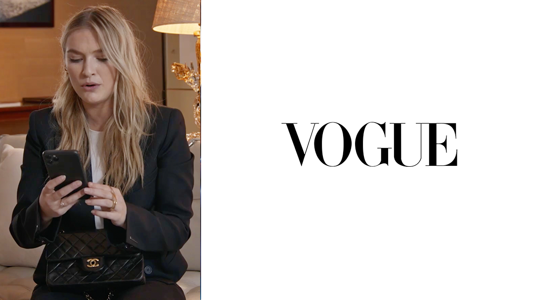 VOGUE.FR : IN THE BAG AVEC CAMILLE RAZAT (EMILY IN PARIS)