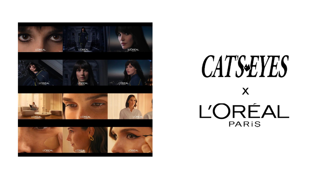 SPOTTED ! CAMILLE LOU EN ŌKAN STUDIO POUR L'ORÉAL PARIS x CAT'S EYES
