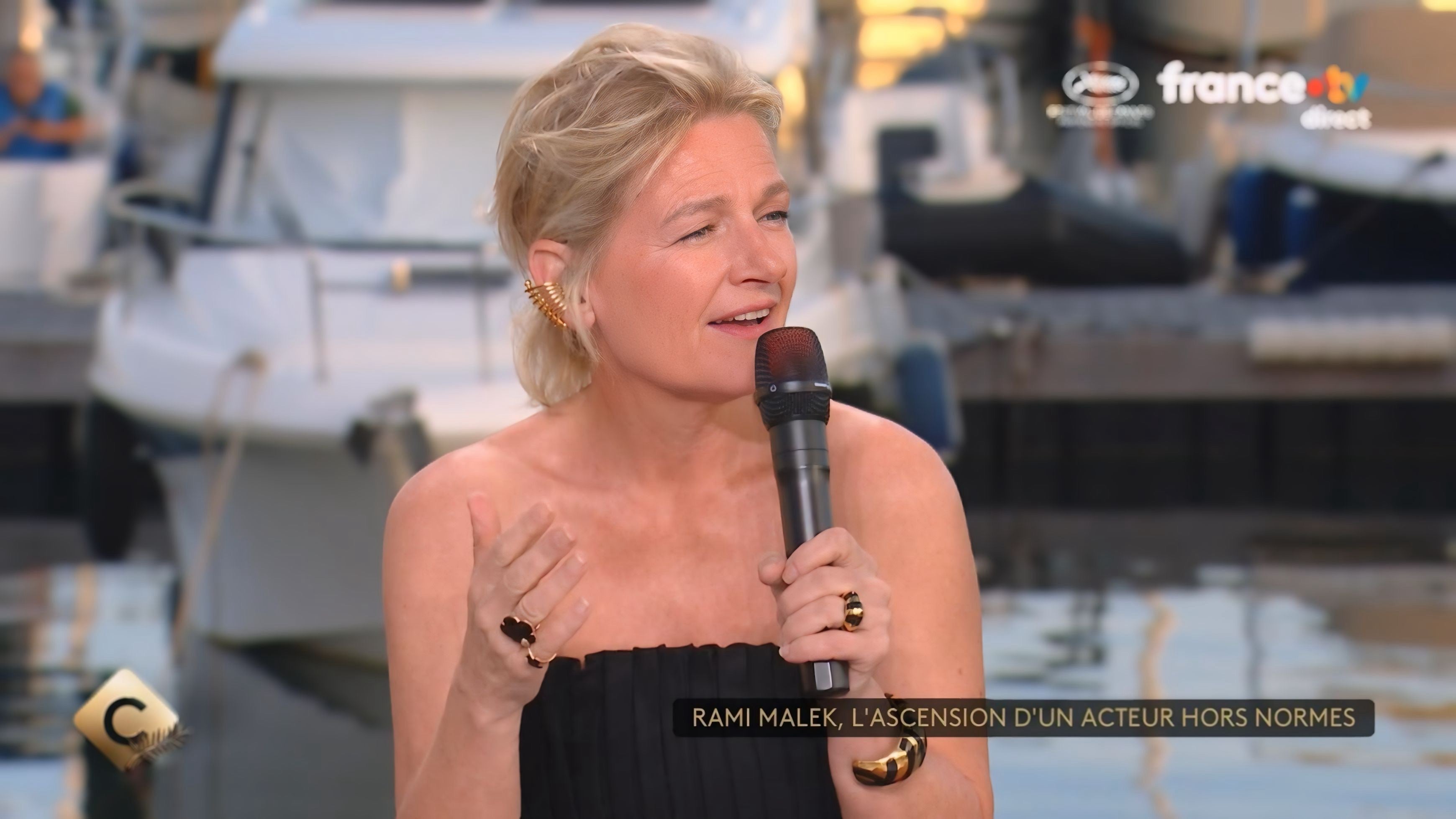 SEEN ON ANNE-ELISABETH LEMOINE AT CANNES