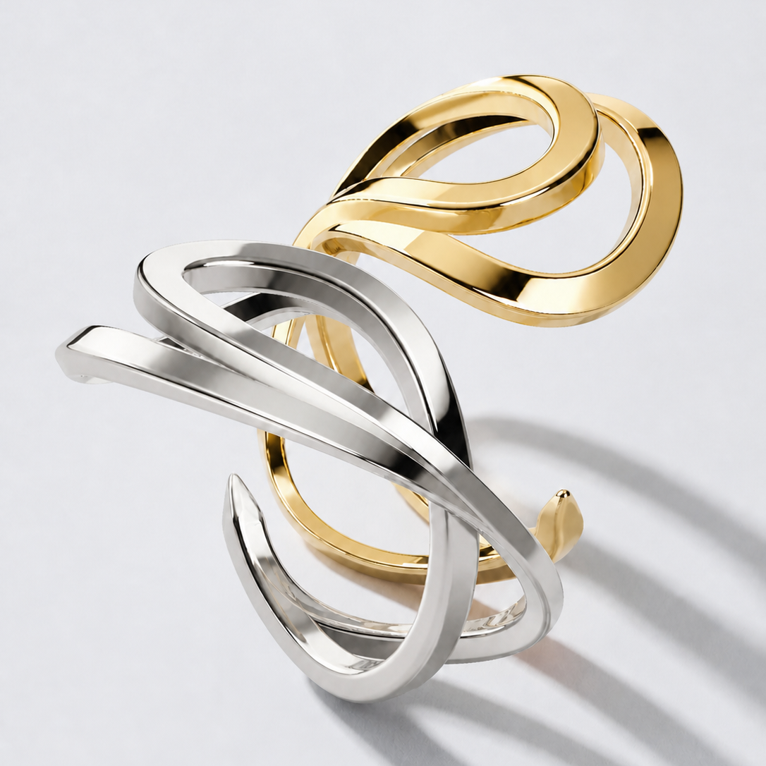 BAGUE OUVERTE KIRA DUO