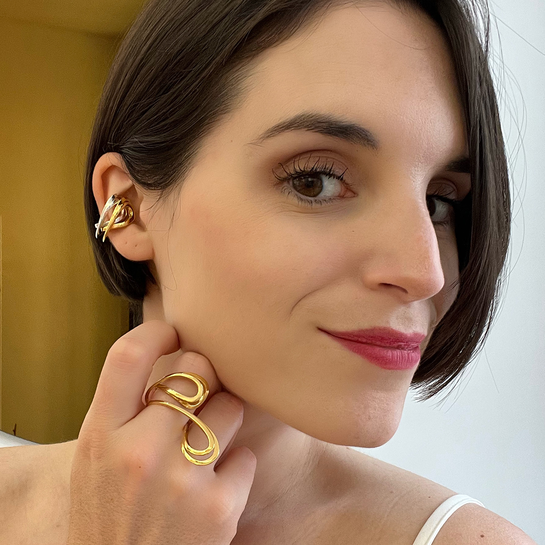 Bague oreille or hotsell