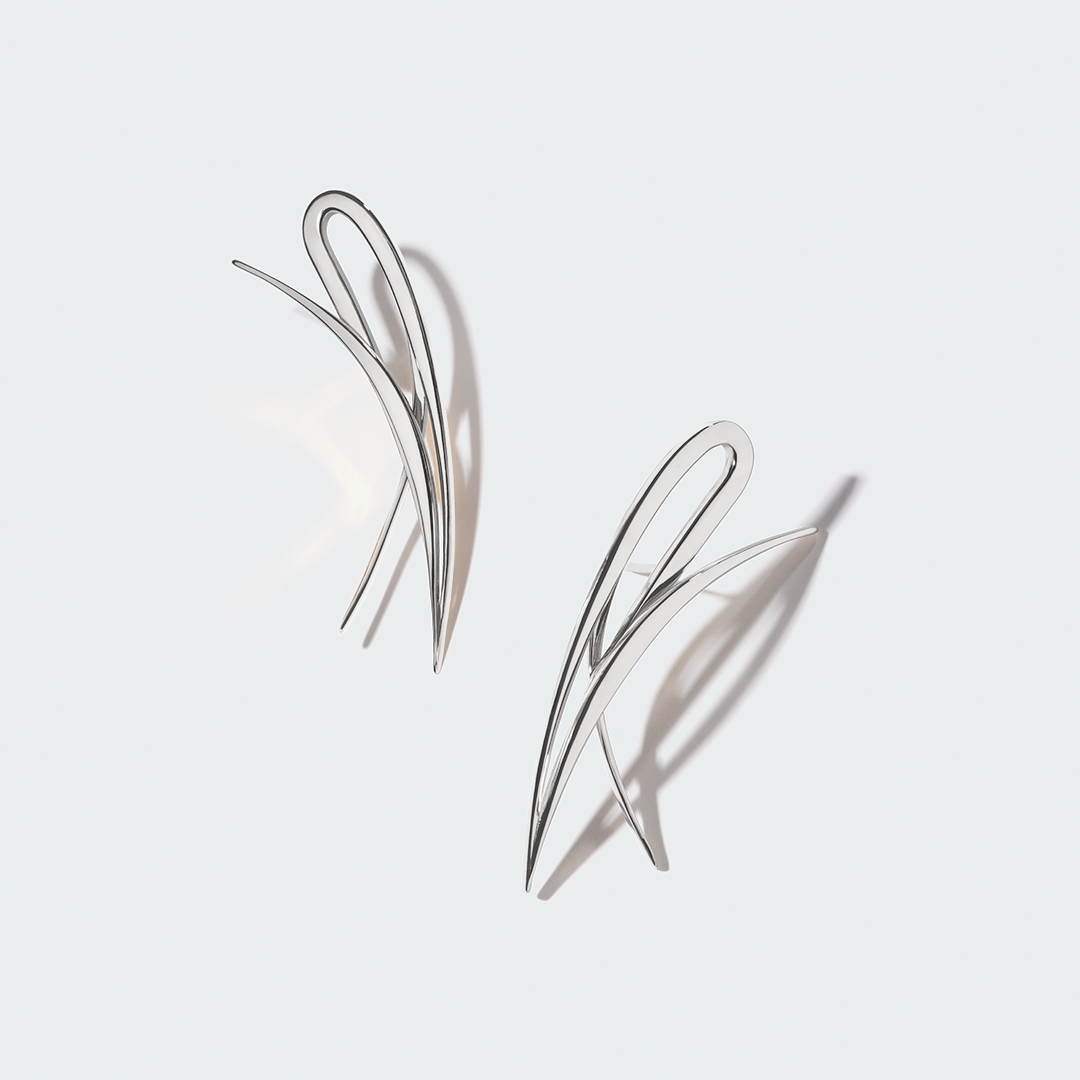 Boucles D'oreilles Kookaï - Métal Argenté, Fermoir Dormeuse - Neuf Avec étiquettes