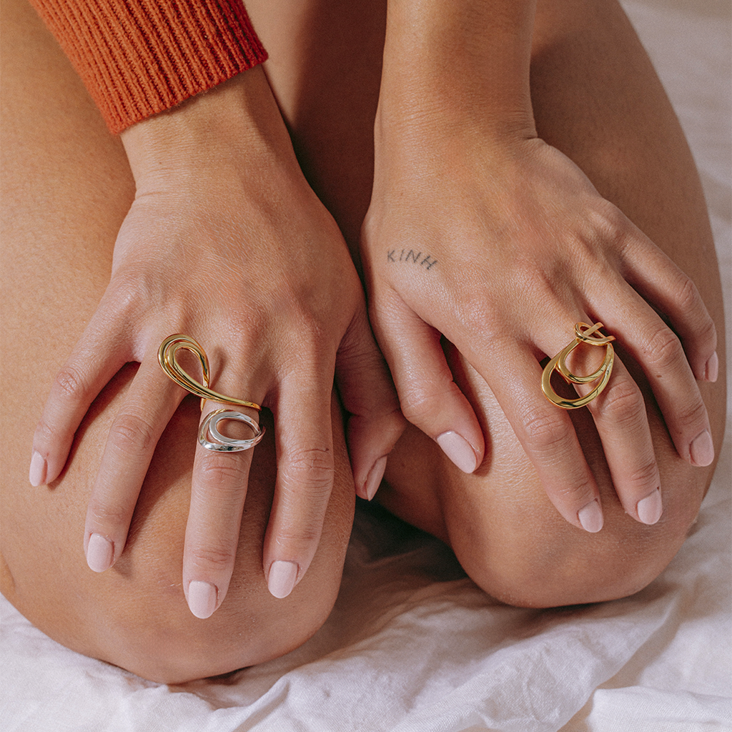 TRIPLE LOOP RING