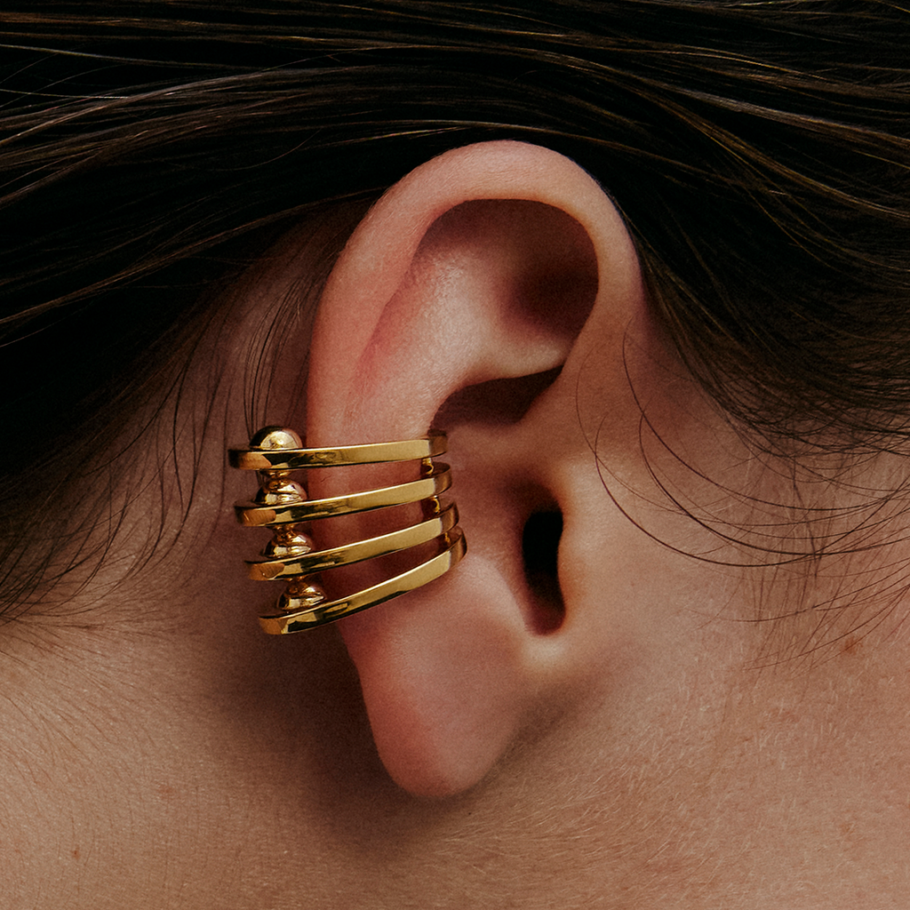 YŪGI 4-RING EARRING