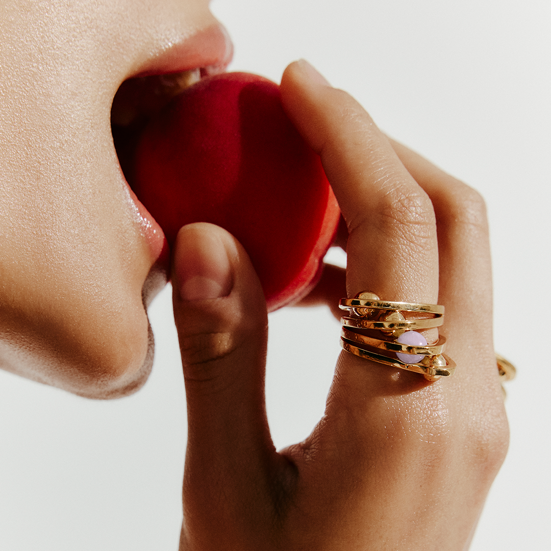 BAGUE NIJI 2 ANNEAUX