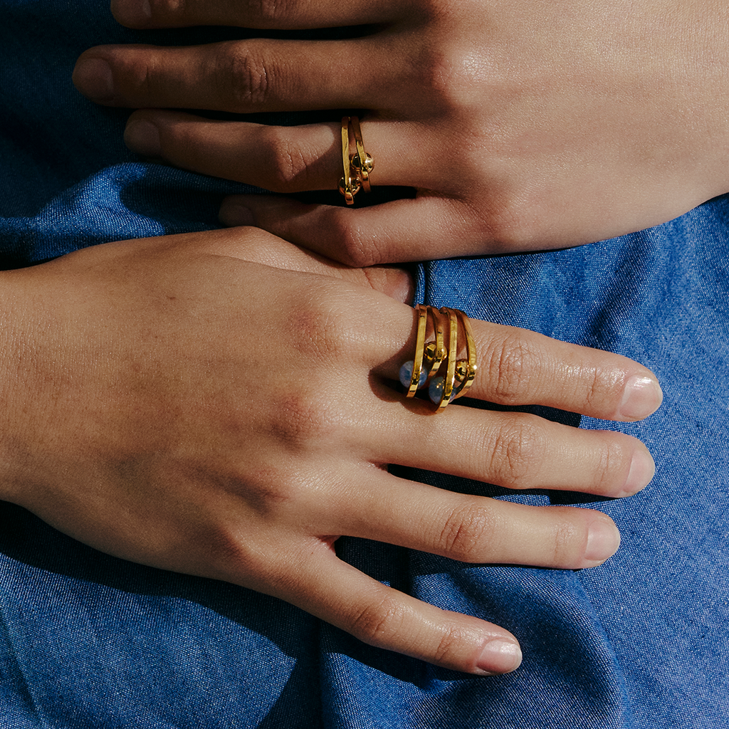 BAGUE NIJI 2 ANNEAUX