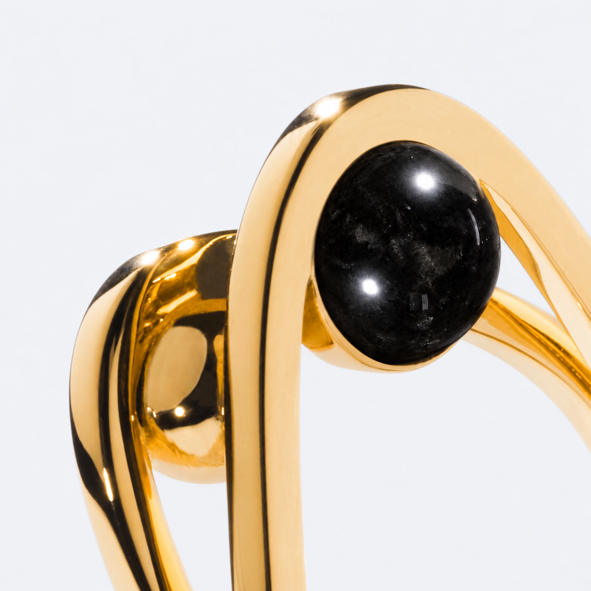 BAGUE NIJI 2 ANNEAUX SERTIE