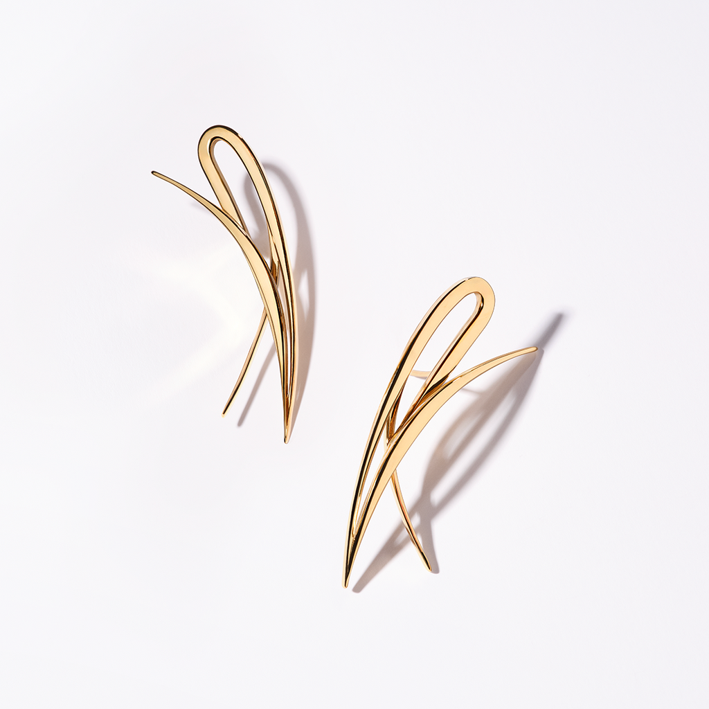 "DANCING K" EARRINGS
