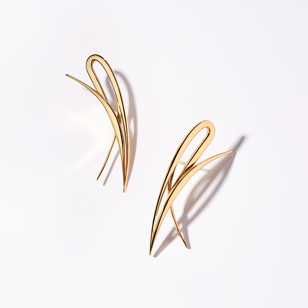 "DANCING K" EARRINGS