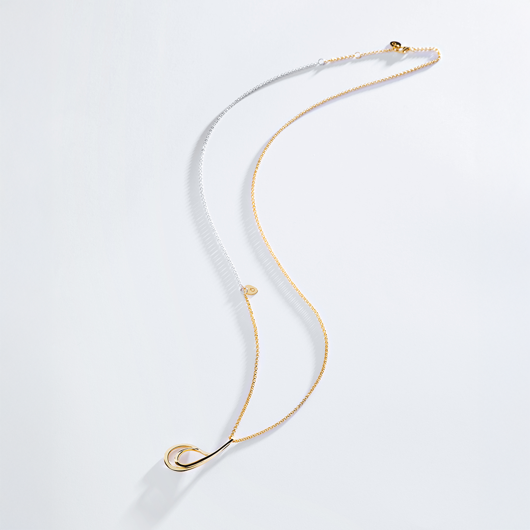 TWO-TONE KIRA PENDANT