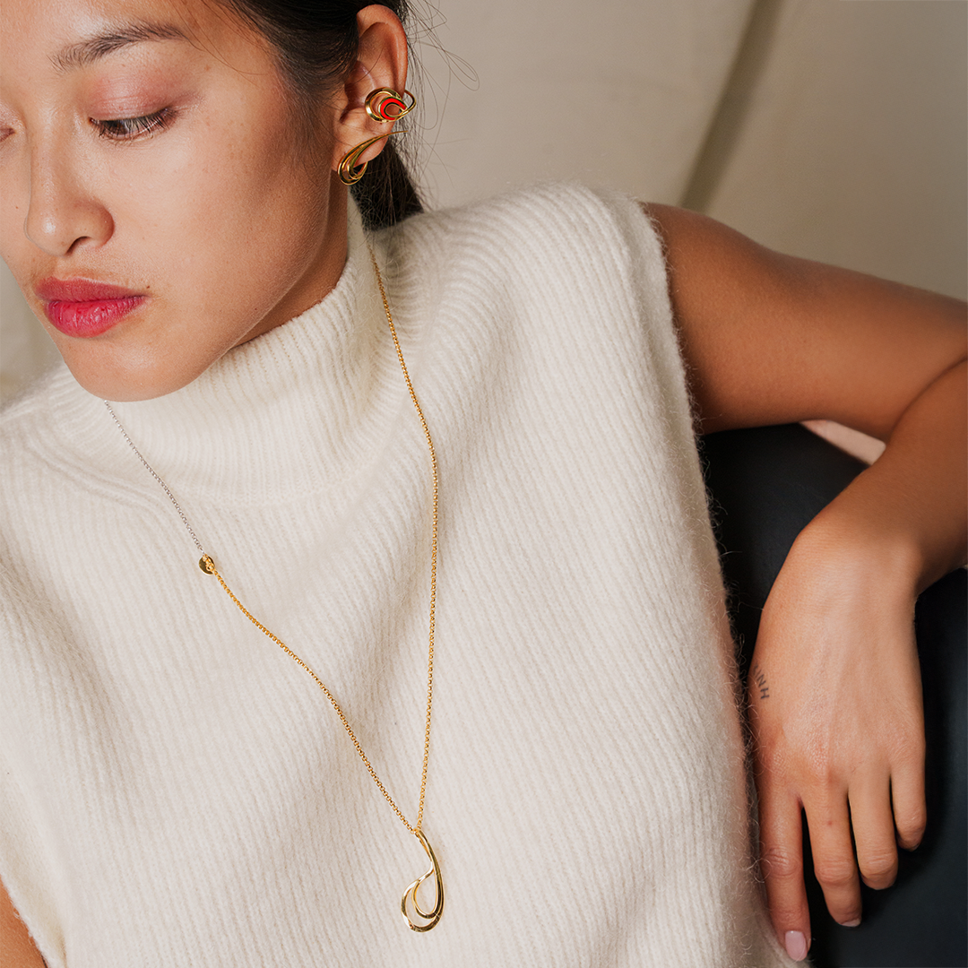 TWO-TONE KIRA PENDANT