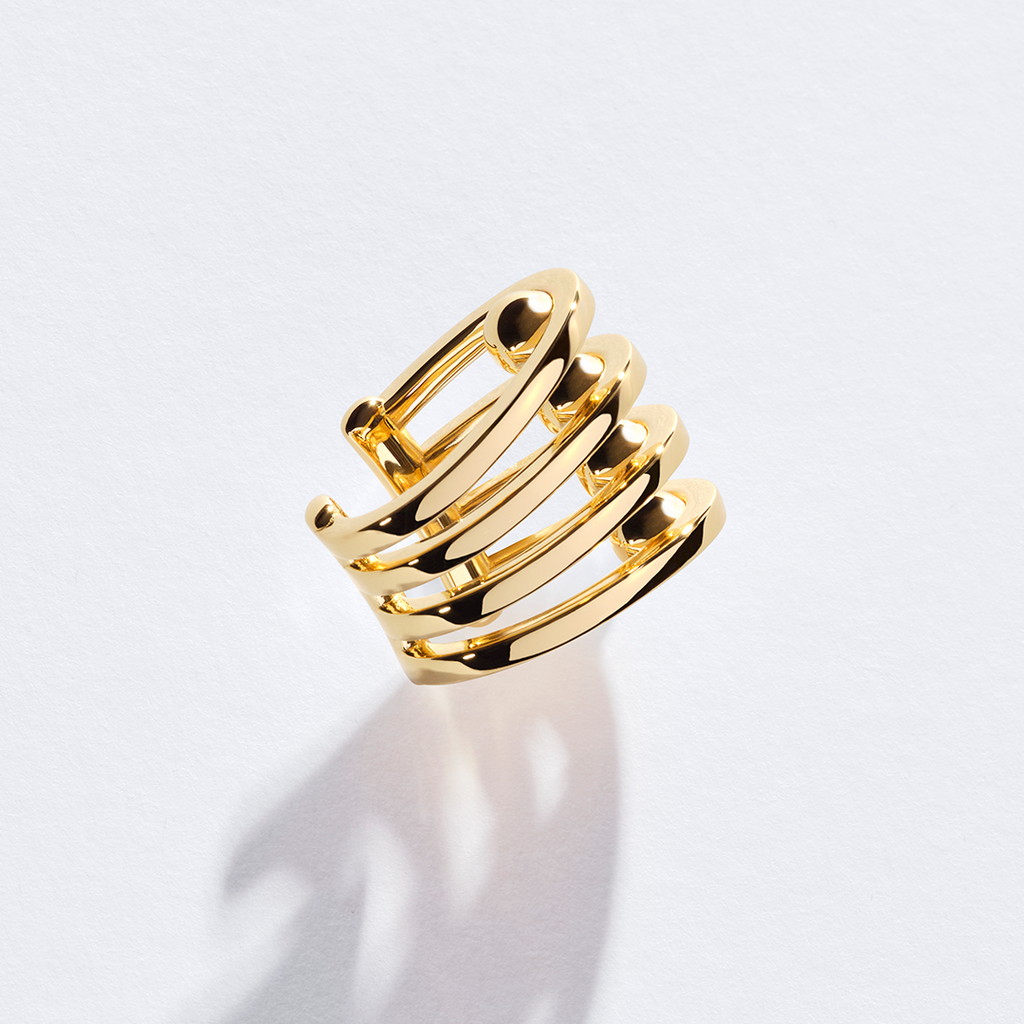 YŪGI 4-RING EARRING