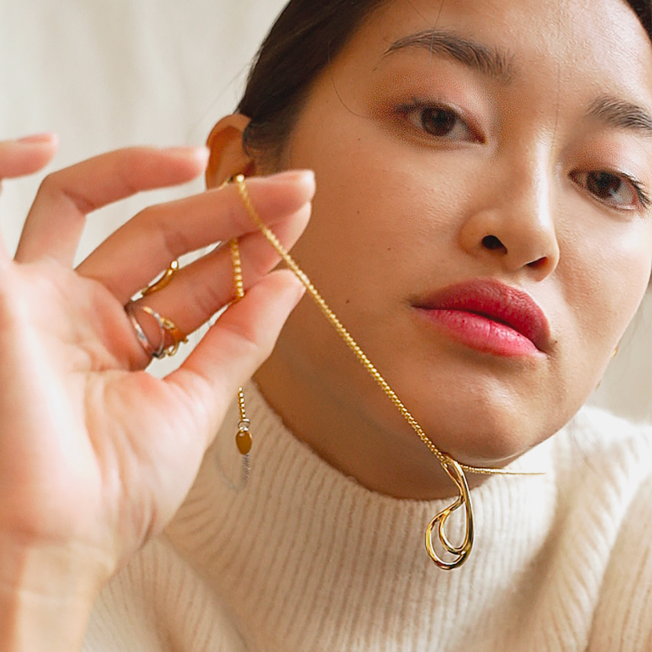 TWO-TONE KIRA PENDANT